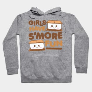 Girls Have Smore Fun Camping S'more Camper Glamping Hoodie